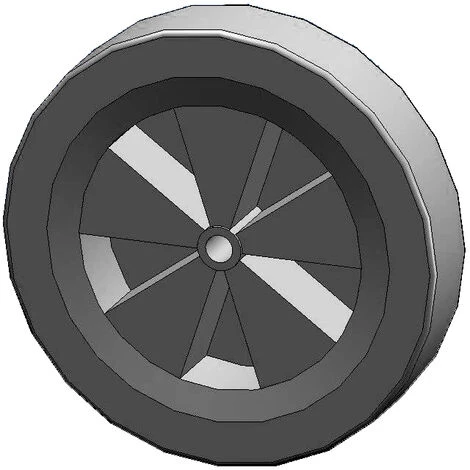 ATIKA Ersatzteil | Vollgummirad 400-80 Für Betonmischer Expert 185 / Focus 185 3 ATIKA Ersatzteil | Vollgummirad 400-80 Für Betonmischer Expert 185 / Focus 185