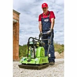 ZIPPER MASCHINEN BENZIN RÜTTELPLATTE VERDICHTER RÜTTLER STAMPFER 5,5 HP ZIPPER ZI-RPE90 -Betonmischer Verkaufe 40370007 4