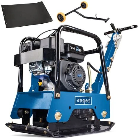 Scheppach Rüttelplatte Verdichter Reversierbar HP3000S 9PS + Fahrvorrichtung 3 Scheppach Rüttelplatte Verdichter Reversierbar HP3000S 9PS + Fahrvorrichtung
