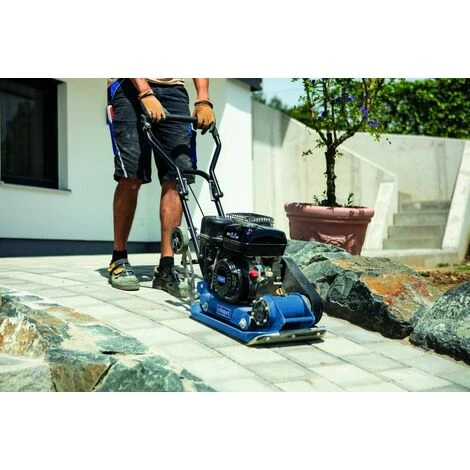 Scheppach Benzin Rüttelplatte HP1300S 4,8 KW 5,6 PS Mit Fahrvorrichtung Rüttler 3 Scheppach Benzin Rüttelplatte HP1300S 4,8 KW 5,6 PS Mit Fahrvorrichtung Rüttler