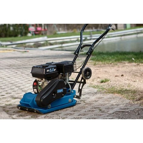 Scheppach Benzin Rüttelplatte HP1300S 4,8 KW 5,6 PS Mit Fahrvorrichtung Rüttler 4 Scheppach Benzin Rüttelplatte HP1300S 4,8 KW 5,6 PS Mit Fahrvorrichtung Rüttler – Bild 2