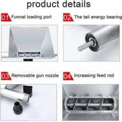 ASUPERMALL Tragbare Elektrische Zementfüllmaschine Handtür-Fensterfugen-Haushaltszement-Fugenmaschine -Betonmischer Verkaufe 66180192 4