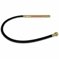 EBERTH Stahlverstärkte Rüttelflasche Mit 35mm Durchmesser Und 2m Schlauchlänge, Ersatzteil Für Betonrüttler, Flaschenrüttler, Betonverdichter, Flexible Welle, Wärmebehandelt, Gewicht 6,25kg, Ohne Motor